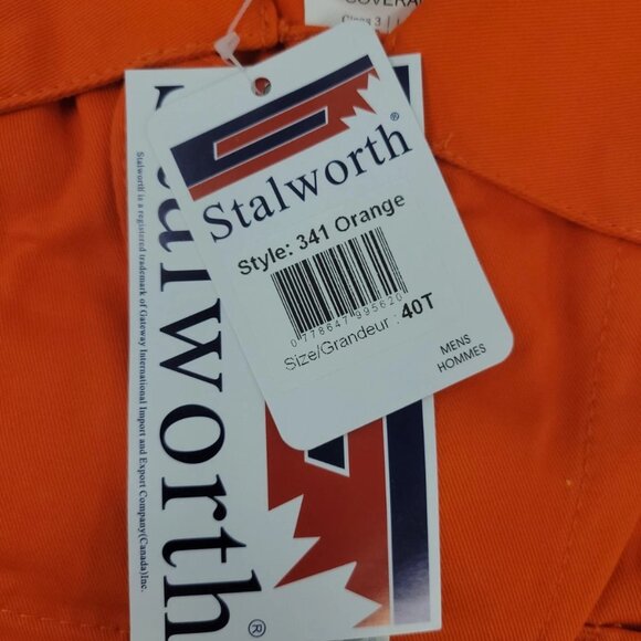 (76174-1 C) Stalworth Work Coveralls - Size 40T - Picture 2 of 4